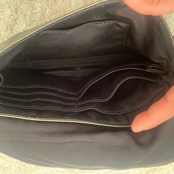 COACH Y2K Leather Wristlet | Metallic Mini Zip Wallet - Picture 4 of 5